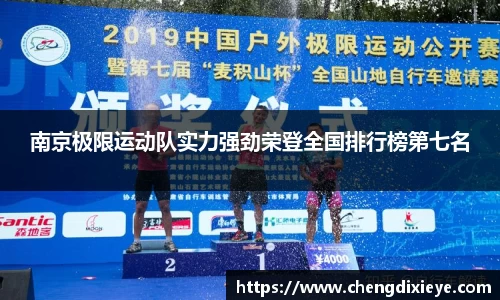 南京极限运动队实力强劲荣登全国排行榜第七名