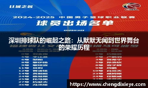 深圳排球队的崛起之路：从默默无闻到世界舞台的荣耀历程